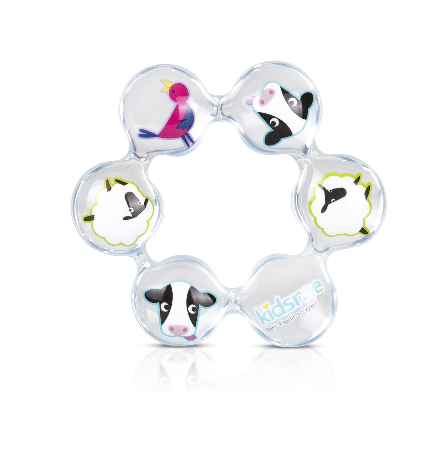 Teething Key Shape Silicone Wood Bracelet Baby Newborn Children'sTeether Toy 
